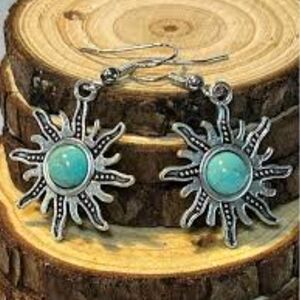Sunburst Turquoise Earrings